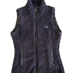 Patagonia Women’s Black Purple Los Lobos Reversible Vest XS Photo 0