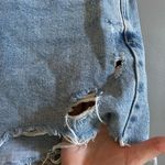 River Island Women's Blue Denim Cut-Off Shorts Size 8 Distressed Photo 3