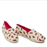 Toms Sparkling Watermelon Slip On Alpargatas Size US 10 / Euro 42, Pre-owned Photo 1