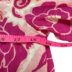 Nicole Miller  Women's Boho Floral Peasant Blouse, Cottage, Pink, Size Small Photo 4