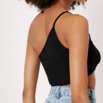 Nasty Gal  One Shoulder Crop Top Womens US‎ Size 4 Black Photo 2