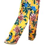 Lulus Women’s Honolulu Golden Yellow Floral Print Off Shoulder Jumpsuit Size S Photo 5