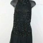 Niteline black beaded evening dress size 4 Black Photo 0