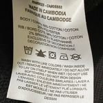 Nike  Air Women’s Sz M Black Cropped Logo‎ Sweatshirt Photo 3