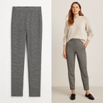 Loft Gray Houndstooth Slim Pants | Size Small | NWT Photo 1