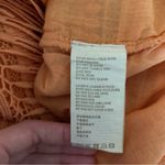 Anthropologie Let Me Be Fringed Tube Mini Dress in Orange Size Medium Photo 11