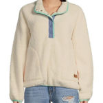 Roxy New  Long Sleeve Kipsie Plush Sherpa Jacket Photo 0