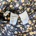 Reformation  yellow black floral cap sleeve midi dress NEW Photo 11