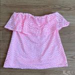Lilly Pulitzer Lily Pulitzer Wiley Tube Top in Coral Reef Scalloped Laced Shells Photo 1