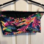 Shade & Shore Pink and Blue Smocked Bikini Top Photo 2