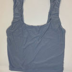 Smoothez by Aerie Women’s Square Neck Light Blue Comfort‎ Bra Tank Top Size S Photo 0