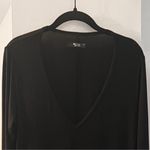 Michael Lauren NWT Revolve x  Deep V-Neck Jersey Maxi Dress in BLACK Photo 7