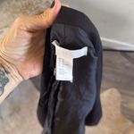 H&M Black Minimalist Contemporary Casual Jacket with Belt Tie Photo 5