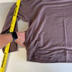 Aerie Offline Purple Taupe Crewneck Sweatshirt with Front Pockets Size Large Photo 10