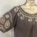 Sundance  silk embroidered boho peasant top M Photo 1