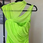 House Of CB  'Adrie'‎ Neon Green Gathered Mini Dress/Size XL NWOT Photo 9