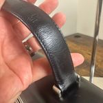 Prada  Milano Vitello Lissato Black Leather Top Handle Bag Authentic Designer Photo 13