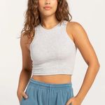 Tilly's Gray High Neck Tank Photo 0