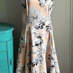 Calvin Klein New  Timeless A-Line Tailored Sleeveless Floral Print Brunch Dress Photo 1