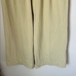 Free People beach light khaki Roxanne blossom cotton wide leg pleated pants Photo 4