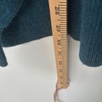 Free People Women's Deep Teal Cowl Neck Sweater Size L Photo 5