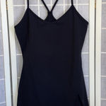 JustFab  Black Preppy Tennis Golf Country Club Athleisure Gym Skort Romper Dress Photo 0