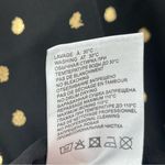 Molly Bracken Blouse Small La Collection Premium Black Gold Spots Dots Cocktail Photo 10