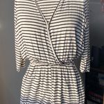 Black & White Striped Romper Multiple Size XS Photo 0