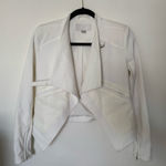 BLANK NYC White Women's Moto Blazer Jacket Photo 0