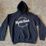Myrtle Beach Black Hoodie Size L Photo 0