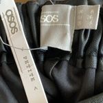 ASOS  faux leather pull on mini skirt 4 petite NWT Photo 1