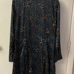 ZARA Dancing Girls Polka Dot Mini Shirt Dress Size M New Without Tag Photo 1