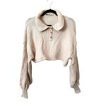 ZARA  Cropped Wide‎ Sleeved Knit Sweater Sz Small Photo 1