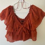 ZARA NWOT  Cropped Blouse Size Large Photo 0