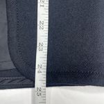 J.Crew 100% Wool Black Pencil Knee-Length Zip Front Skirt Italian Bi-Stretch 2 Photo 8