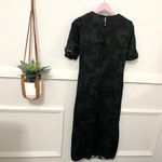 Madewell Tie-Waist Midi Dress in Floral Luxury Forest Size 6 NT376 Photo 2
