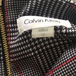 Calvin Klein houndstooth bell sleeve plaid sheath dress Photo 9