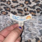 C&C California 4/$20 C & C California medium leopard print button down‎ blouse Photo 5