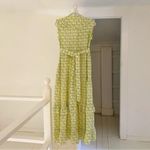 Banjanan Cordelia Floral Tiered Ruffle Midi Dress Yellow Size XS Retail $285 Photo 8