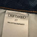 Driftwood  Kelly straight leg jeans with side embroidery sz 27 Photo 4