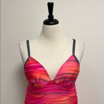 NWT Athena Sunset Fauxkini Swim Dress Underwire Pink Size 8 Photo 1