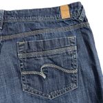 Maurice's  Womens Morgan New Boot Cut Leg Denim Blue Jeans Dark Wash 17 18 Long Photo 6