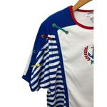 Vtg Alfred Dunner Nautical Anchor Embellished Summer Cruise Medium Old Money NWT Photo 3