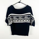 White House | Black Market Alpaca Blend Short Sleeves Cropped Sweater, Size Small Photo 1