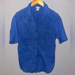 Classic Elements Blue Button Up Shirt Photo 0