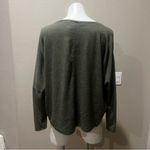 H by Bordeaux H by bordeaus green long sleeve blouse top Photo 1