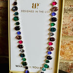 Holiday Jewel Candy RARE UNI “Lucky Me,obviously” enchanted sugarplum/silver. Pink Photo 0