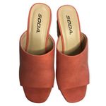 Soda Coral Faux Suede Espadrille Wedge Open Toe Sandals Photo 7