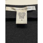 Diane Von Furstenberg Diane‎ Von Furstenberg Colorblock Wool Pencil Mini Dress Size 8 Pink Grey V-Neck Photo 5