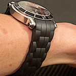 Chopard Happy Sport Round Quartz 36mm Ladies Watch 8475 Stainless Steel Silver Black Photo 3